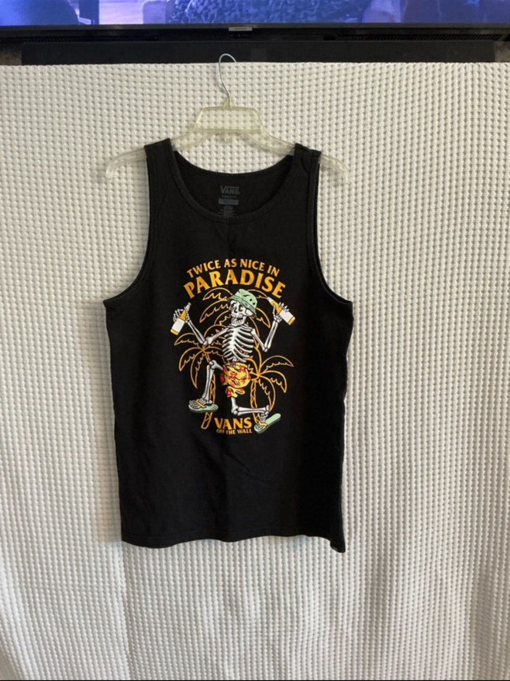 Vans Black Graphic 'Paradise' Tank Top